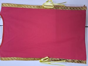 Kids Costumes to Hire - Knight bib with gold edging